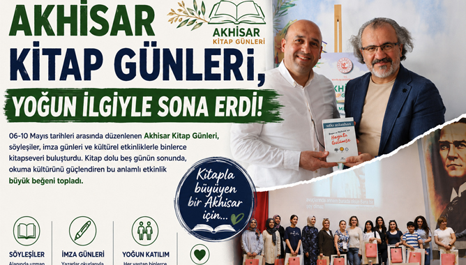 Akhisar Kitap Günleri, Yoğun İlgiyle Sona Erdi