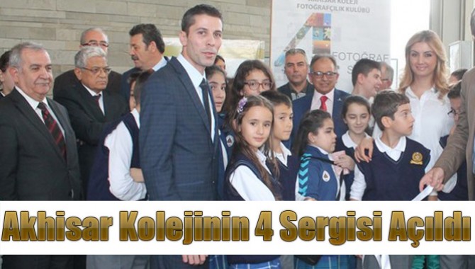 Akhisar Kolejinin 4 Sergisi Açıldı