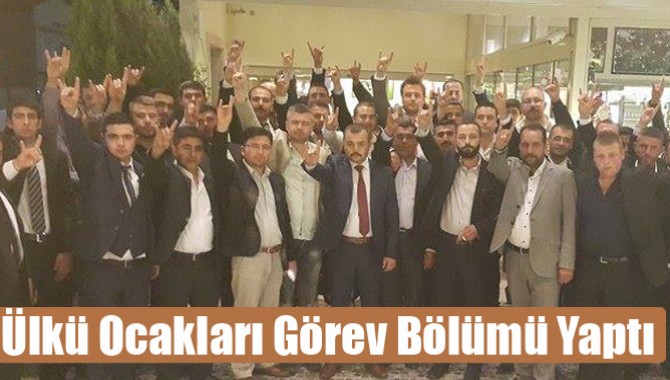 Akhisar Ülkü Ocakları Görev Bölümü Yaptı
