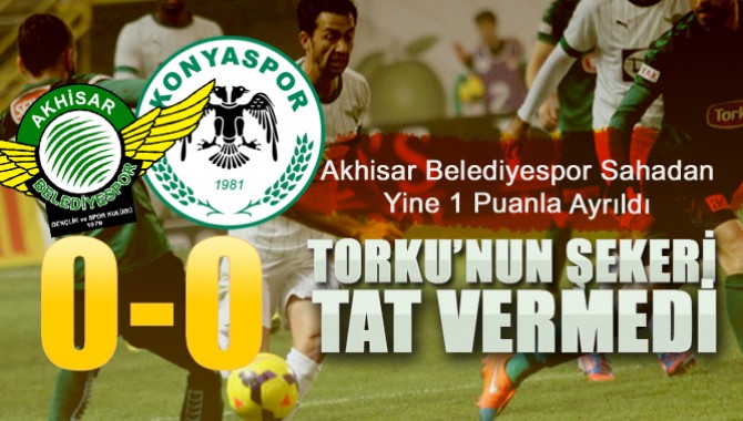 Akhisar ve Konya yenişemedi 0-0