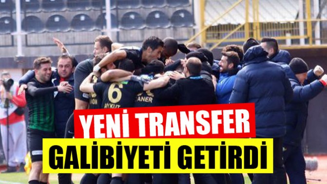 Akhisar Yeni Transferiyle Galibiyete Uzandı