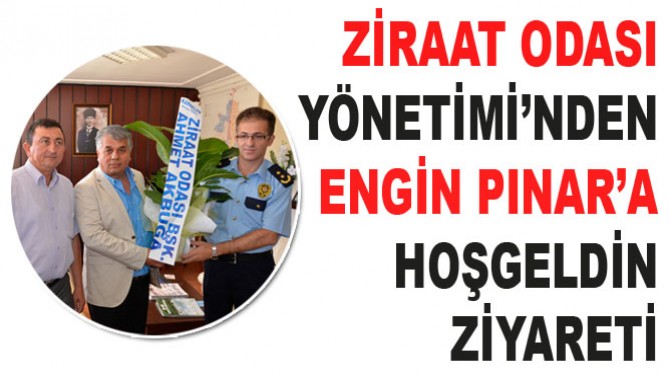 Akhisar Ziraat Odasından, Engin Pınar’a Ziyaret