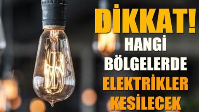 Akhisar'da Elektrik Kesintisi