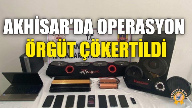 Akhisarda Operasyon Var! Örgüt Çökertildi