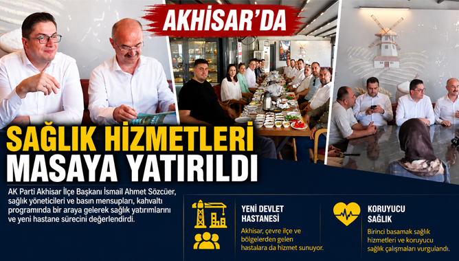 Akhisar'da Sağlık Hizmetleri ve Yeni Hastane Süreci Basınla Paylaşıldı