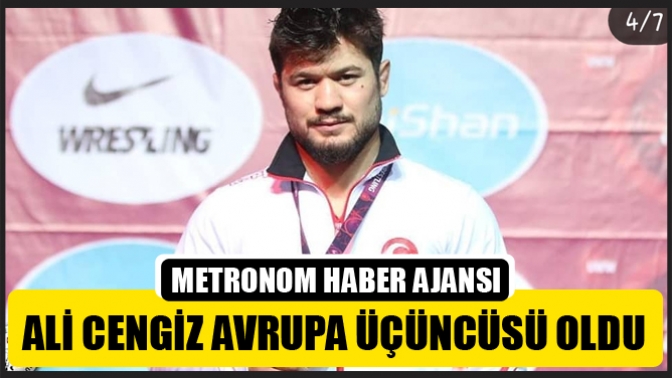 Akhisarlı Güreşçimiz Ali Cengiz Avrupa Üçüncüsü Oldu