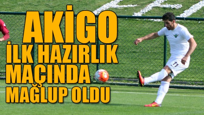 Akhisarspor İlk Hazırlık Maçında Mağlubiyet Aldı