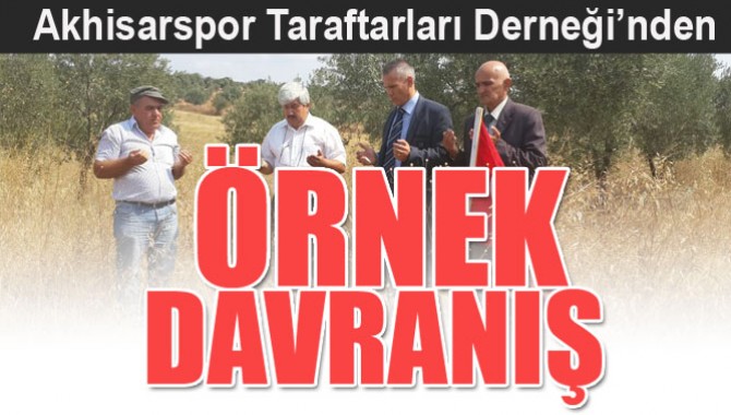 Akhisarspor Taraftarları Derneği’nden Örnek Davranış