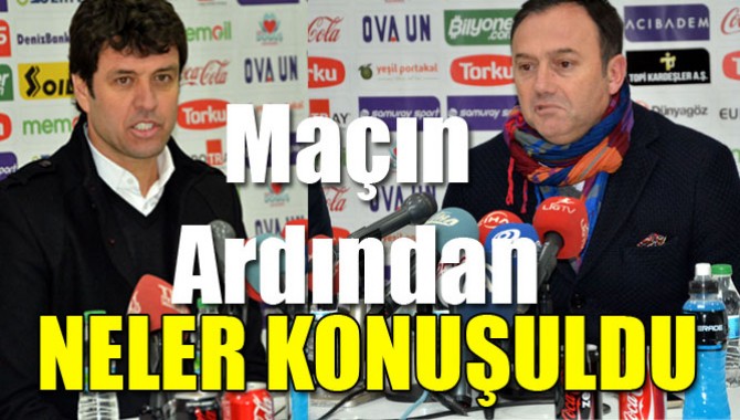 Akhisarspor, Trabzonspor Maçı Ardından Neler Konuşuldu