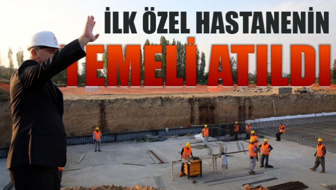 Alaşehir’de İlk Özel Hastanenin Temeli Atıldı