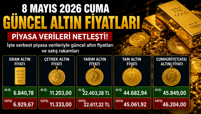Altın fiyatlarında yükseliş sürüyor