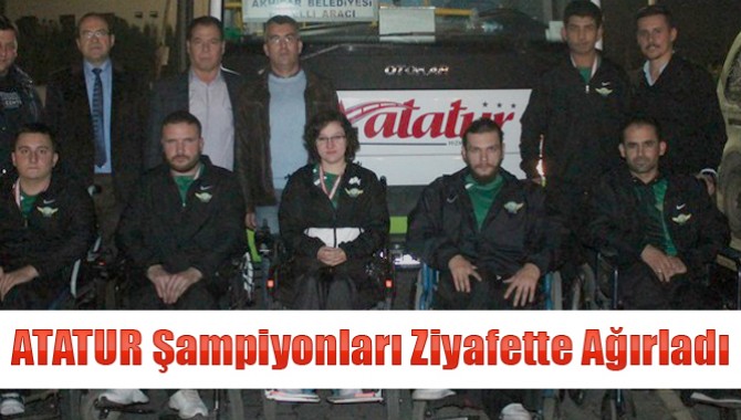 ATATUR Şampiyonları Ziyafette Ağırladı