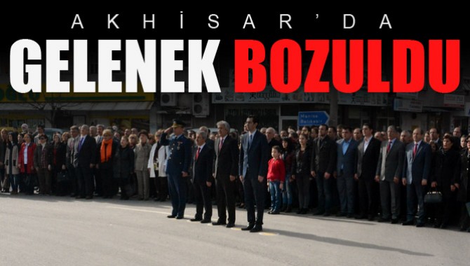 Atatürk’ün Akhisar'a Gelişinin 92.Yılı Garda Kutlanmadı