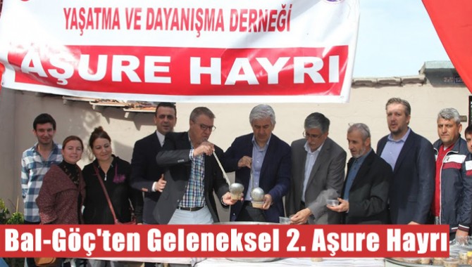 Bal-Göç'ten Geleneksel 2. Aşure Hayrı
