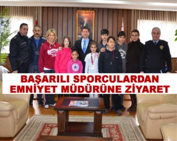 Başarılı Sporcular’dan Çetin e Ziyaret !