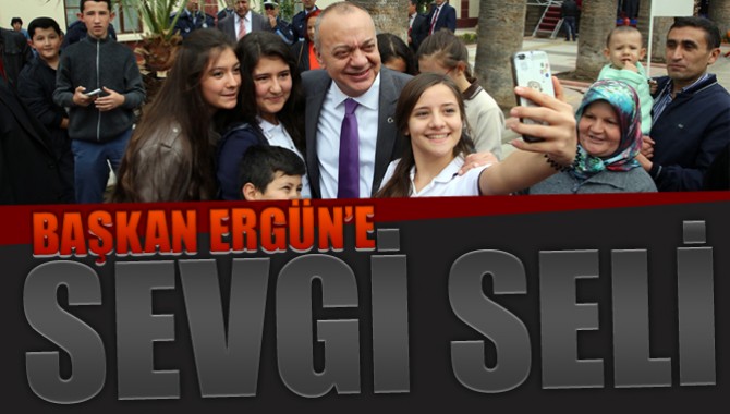 Başkan Ergün’e Sevgi Seli