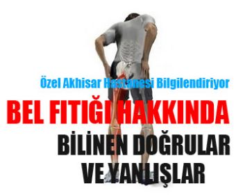 Bel Fıtığı İle İlgili Bilinen Yanlışlar - Doğrular