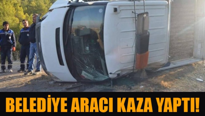 Belediye Aracı Kaza Yaptı!