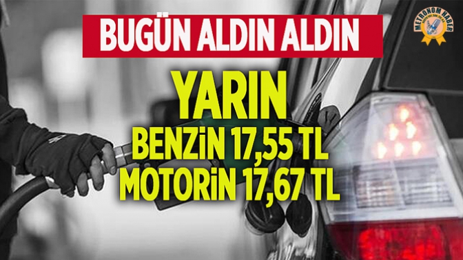 Benzin ve motorine zam geliyor