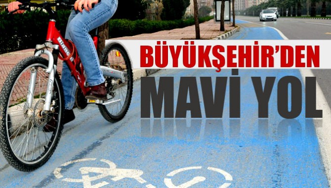 Bisikletlere ‘Mavi Yol’ Uygulaması