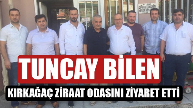 Borsa Başkan Adayı Tuncay Bilen Kırkağaç Ziraat Odasını Ziyaret Etti
