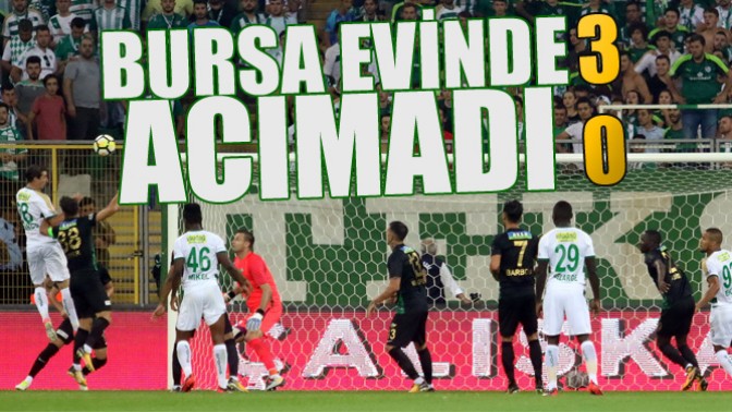 Bursa Evinde 3 Puanı 3 Golle Aldı