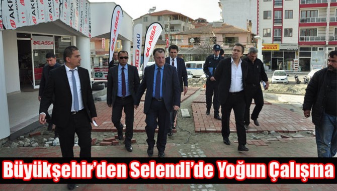 Büyükşehir’den Selendi’de Yoğun Çalışma