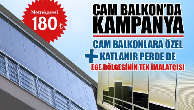 Cam Balkon ve Perdeleme Sistemlerinde Süper Kampanya