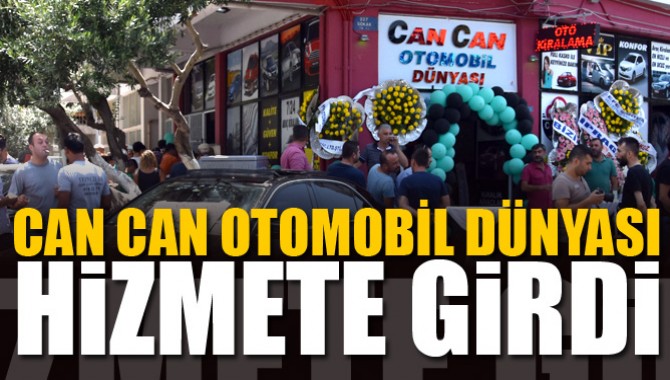 Can Can Otomobil Dünyası Açıldı