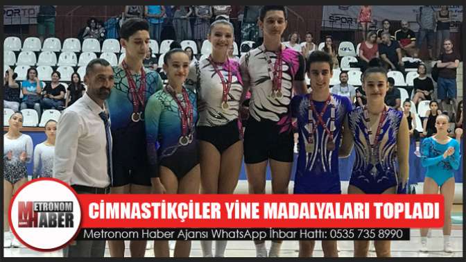 Cimnastikçiler Yine Madalyaları Topladı