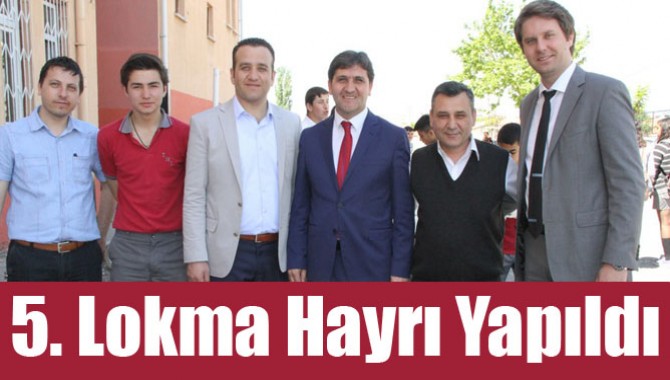 Cumhuriyet Lisesinde 5. Lokma Hayrı Yapıldı