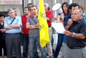 Dede, Taksim Gezi parkı talanı sonlandırılsın, “5 Haziran’da Grevdeyiz” dedi