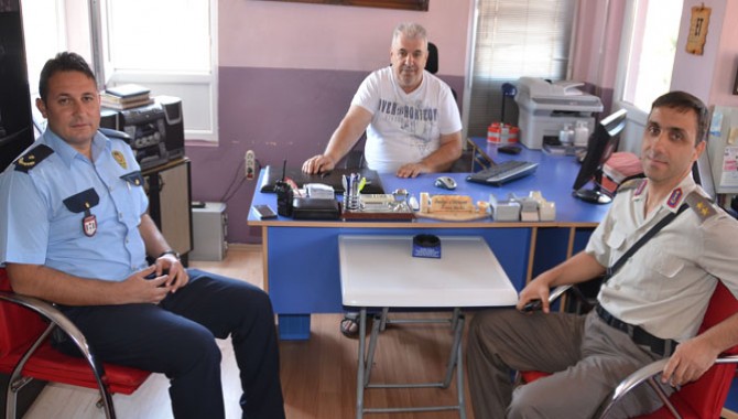 Demiray ve Güler'den Veda Ziyareti