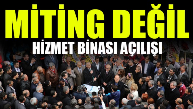 Demirci’de Miting Gibi Açılış