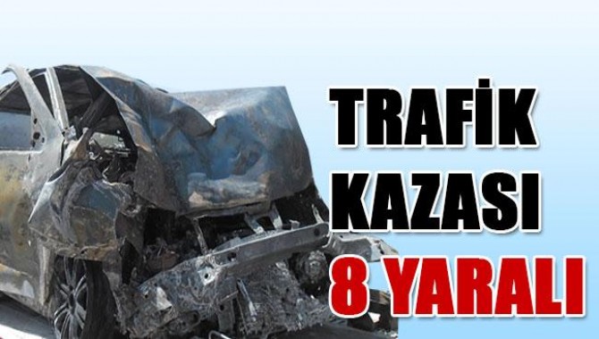Demirci’de Trafik Kazası: 8 Yaralı