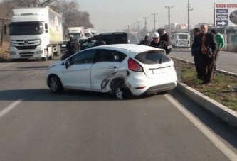 Devlet Karayoluna Çıkan Köpek Kazaya Sebep Oldu