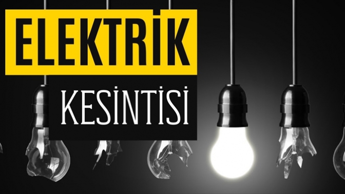 Dikkat Elektrik Kesintisi var