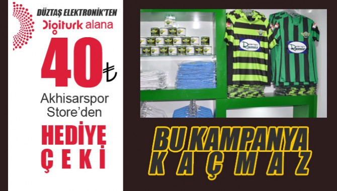 Düztaş Elektronik ve Akhisarspor Store’den Muhteşem Kampanya