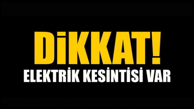 Elektrik Kesintisi