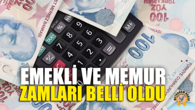 Emekli Ve Memur Zamları Belli Oldu