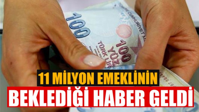 Emeklilerin beklediği çalışma tamamlandı