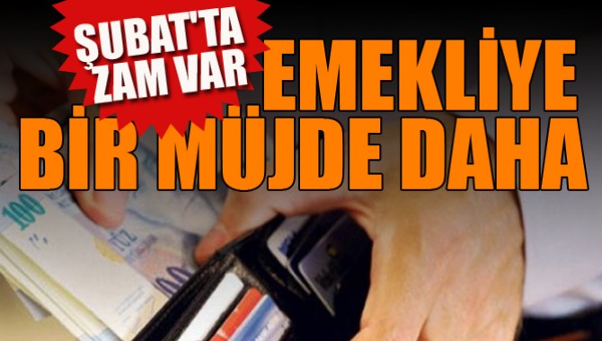 Emekliye Şubat ayında yüzde 10 ek zam müjdesi!