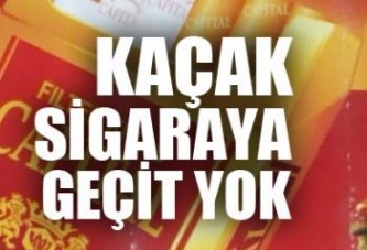 Emniyet Kaçak Sigaraya Geçit Vermiyor!