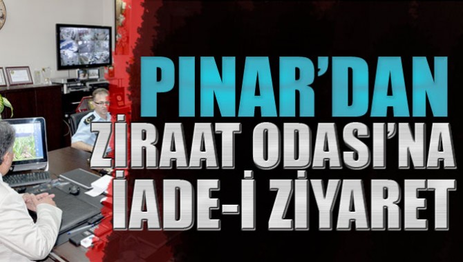 Emniyet Müdürü Engin Pınar, Akhisar Ziraat Odasına iade-i ziyaret Etti
