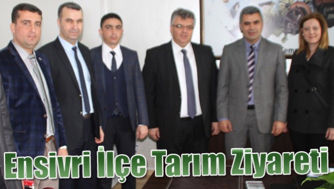 Ensivri İlçe Tarım Ziyareti