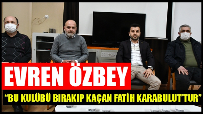 Eryüksel ve Özbeyden çarpıcı açıklamalar