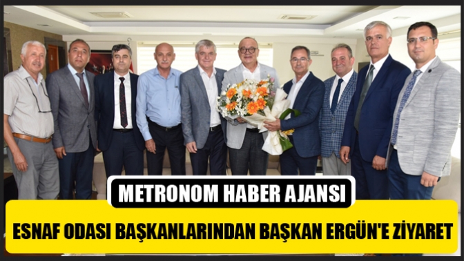 Esnaf Odası Başkanlarından Başkan Ergüne Ziyaret