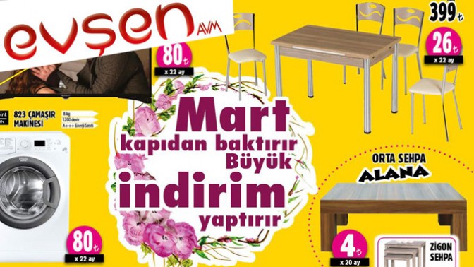 Evşen AVM’ de Mart ayı kampanyası