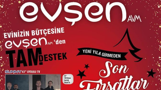 Evşen AVM’de yeni yıla girmeden önceki son fırsatlar