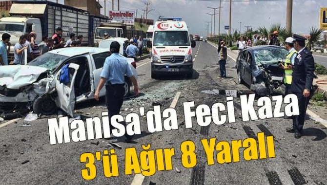 Feci Kaza: 3'ü Ağır 8 yaralı